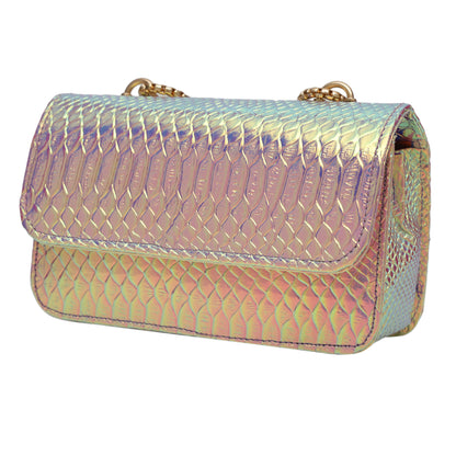 MINI WESST Women's Silver Sling And Cross Bags(MWHB100SM)