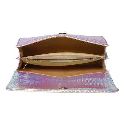 MINI WESST Women's Silver Sling And Cross Bags(MWHB100SM)