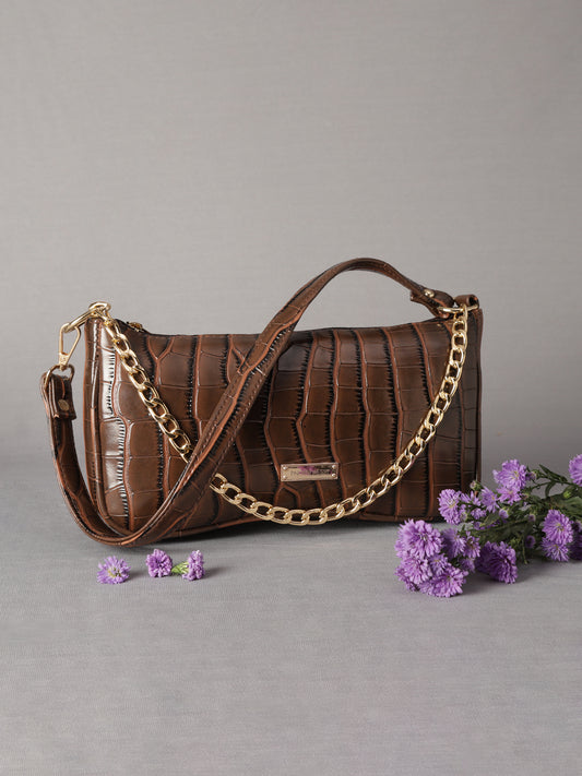 MINI WESST Women's Brown  Handbag