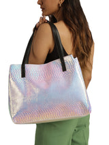 SHIMMER HOLOGRAPHIC TOTE