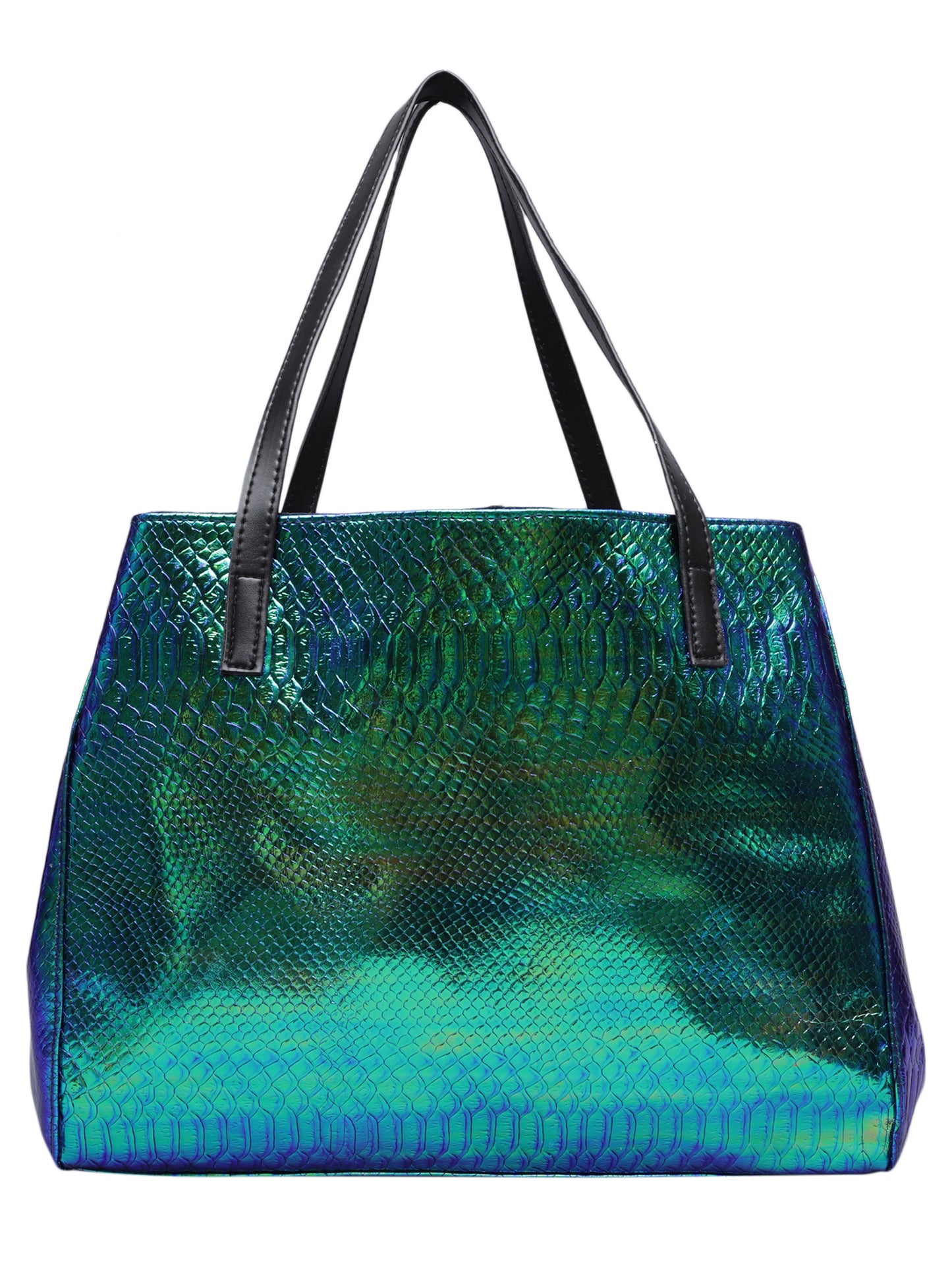 MINI WESST Women's Green  Handbag and  pouch(MWTB004GR)