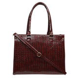 Office On The Go Maroon Tote Bag