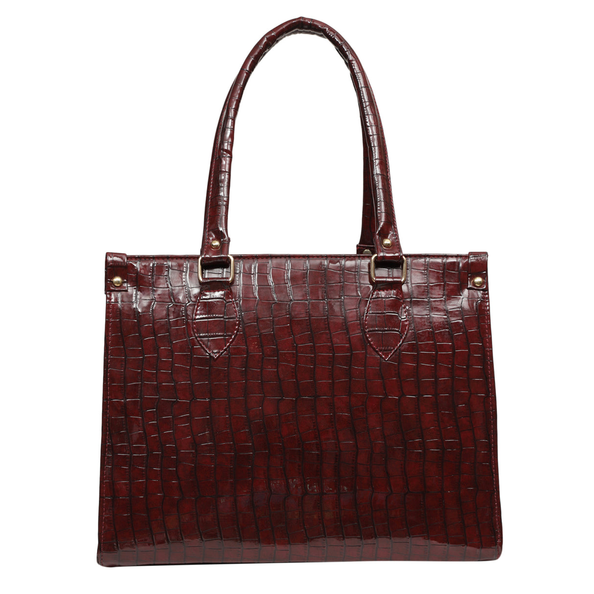 Office On The Go Maroon Tote Bag