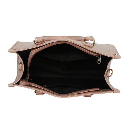 MINI WESST Women's Pink Tote bags(MWTB012PK)