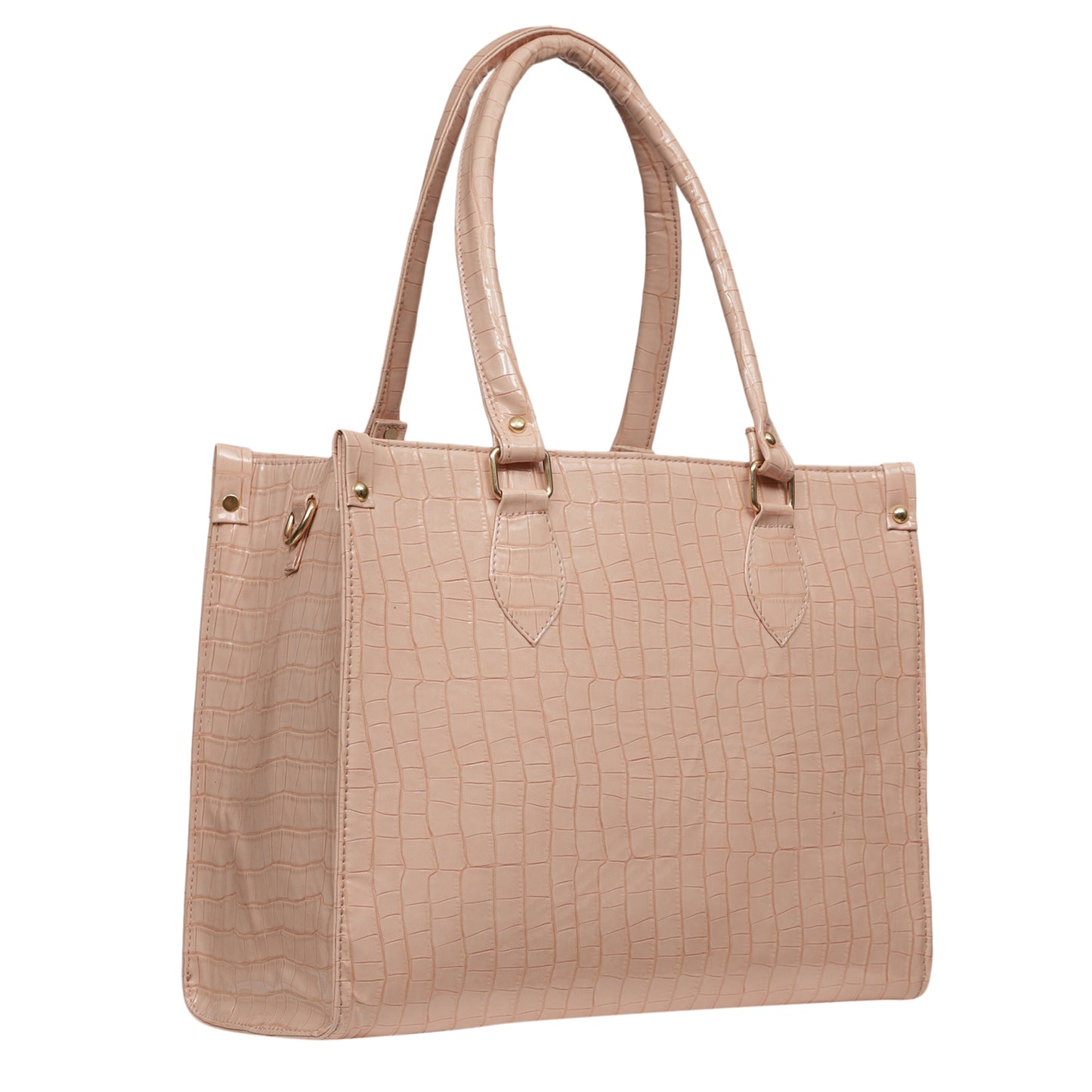 MINI WESST Women's Pink Tote bags(MWTB012PK)