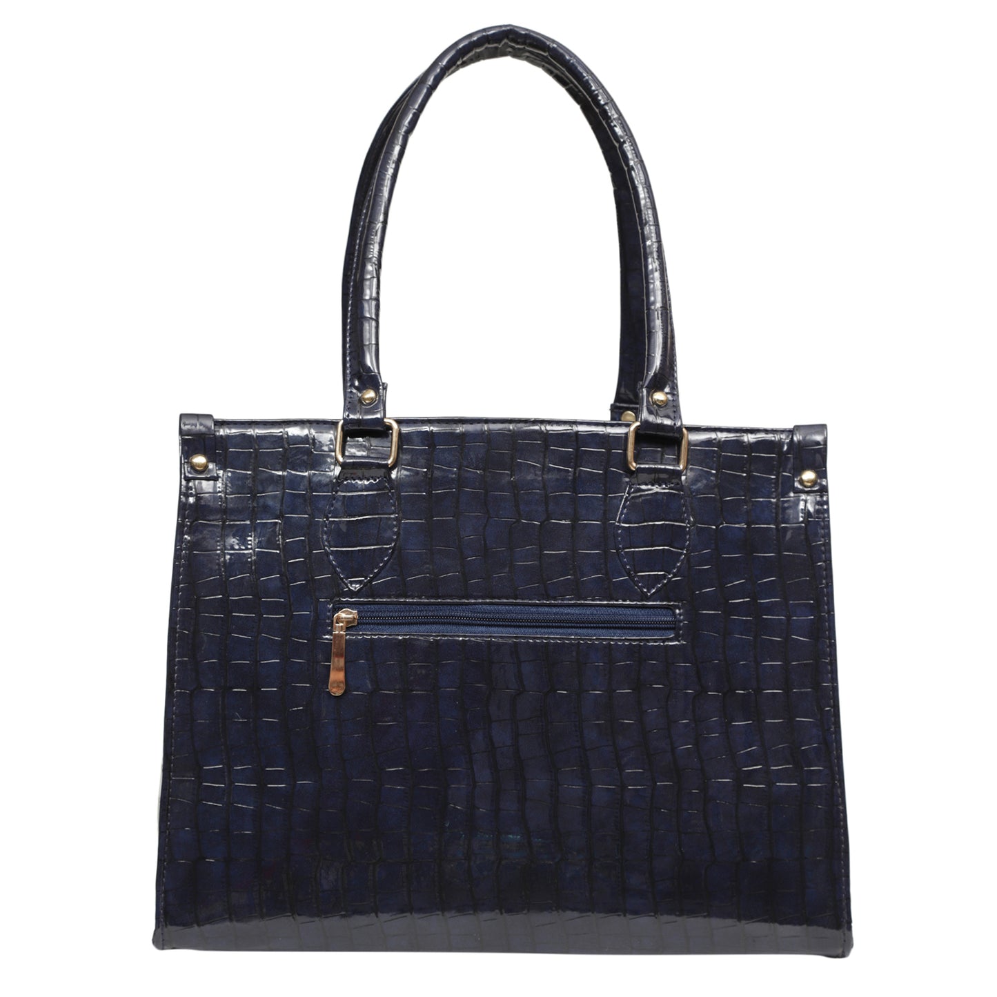 MINI WESST Women's Navy Blue Tote bags(MWTB013BB)