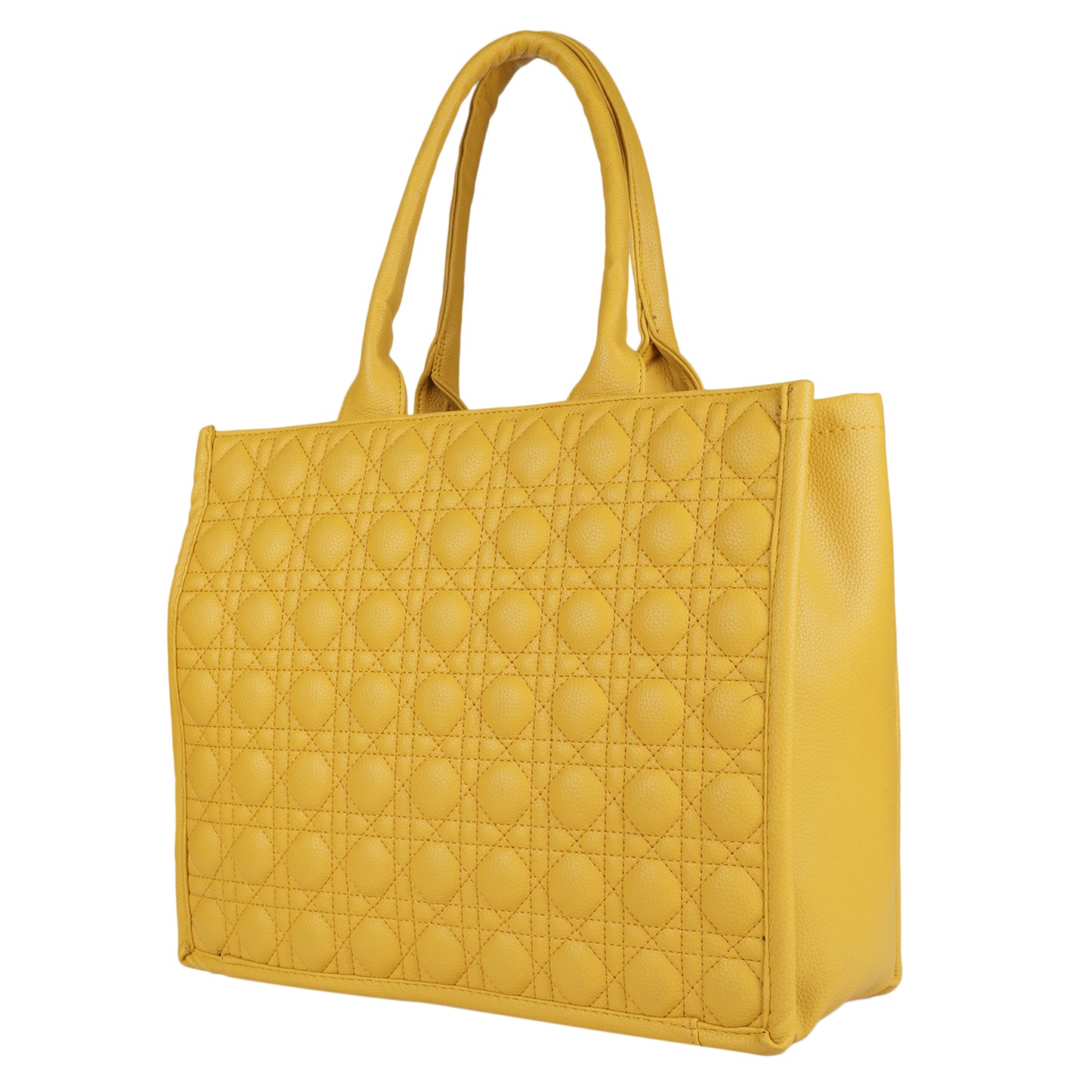 MINI WESST Women's Yellow Tote bags(MWTB015YL)