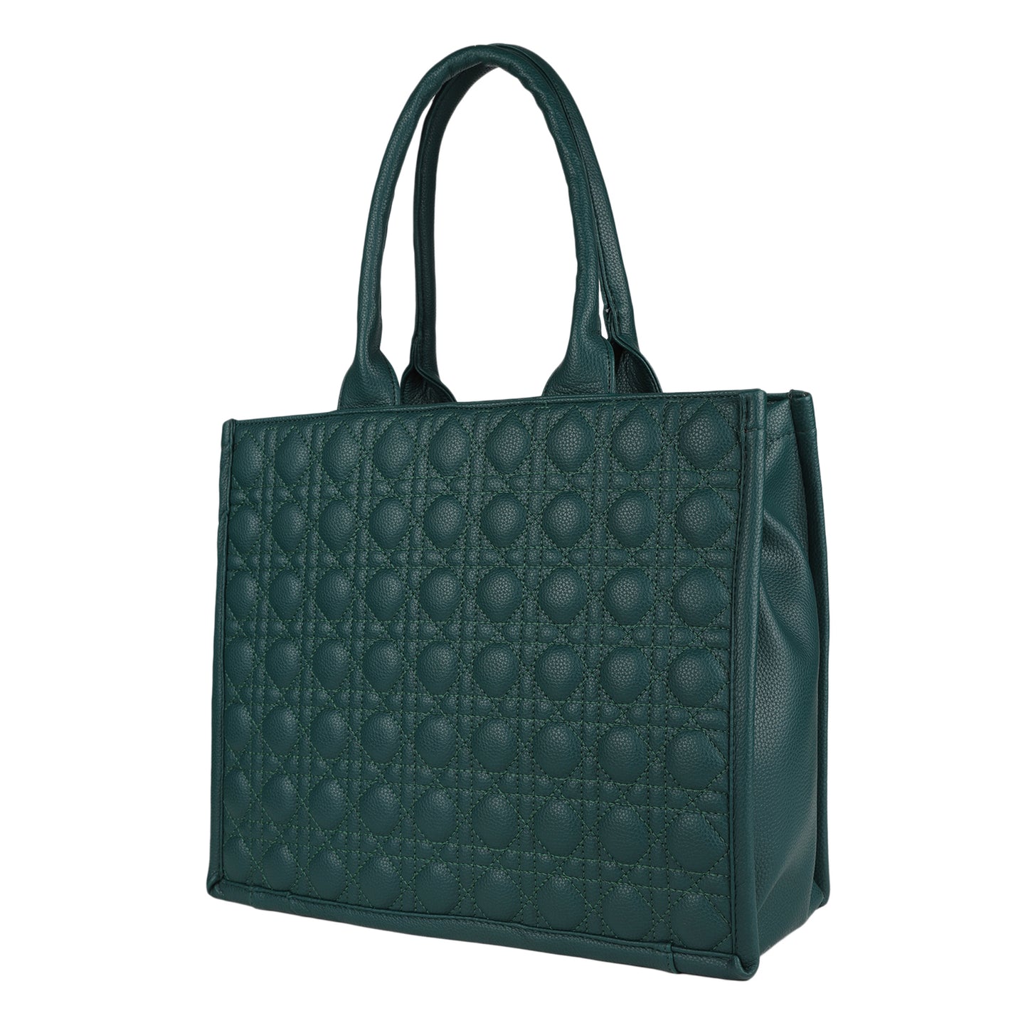 MINI WESST Women's Green Tote bags(MWTB017GR)