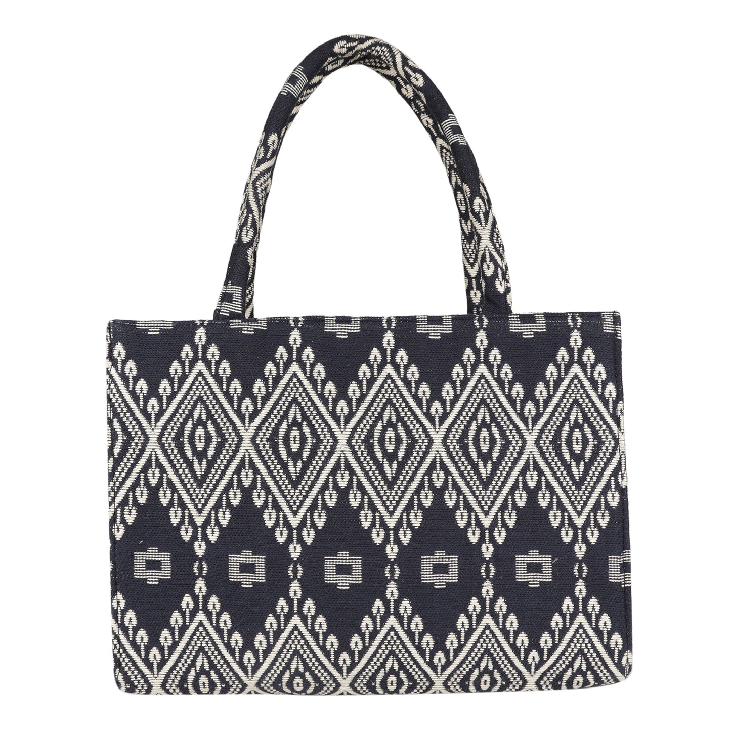 MINI WESST Women's Navy Blue Tote bags(MWTB023PR)