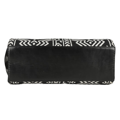 MINI WESST Women's Black Tote bags(MWTB031PR)