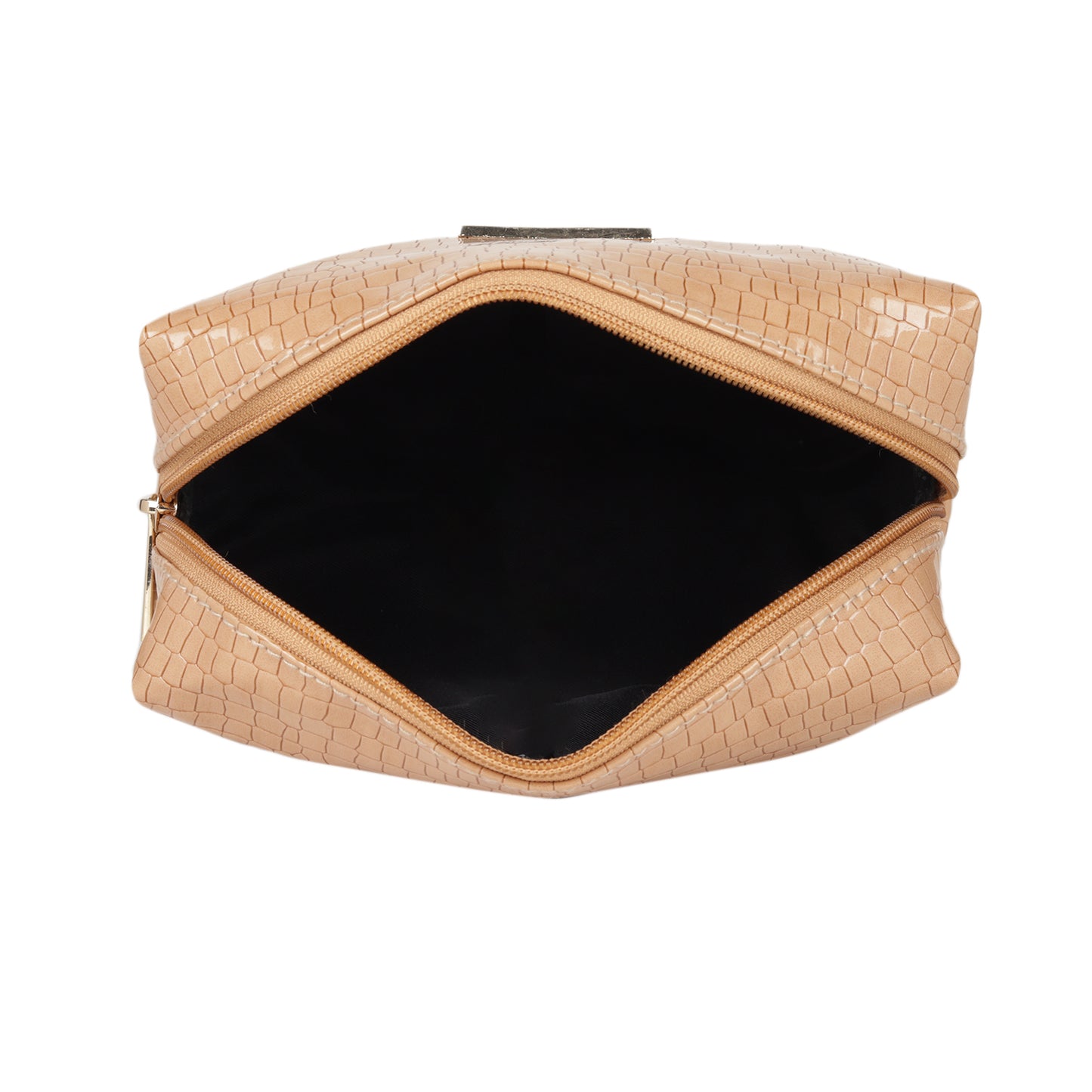 MINI WESST Women's Beige Pouch(MWVT001BE)