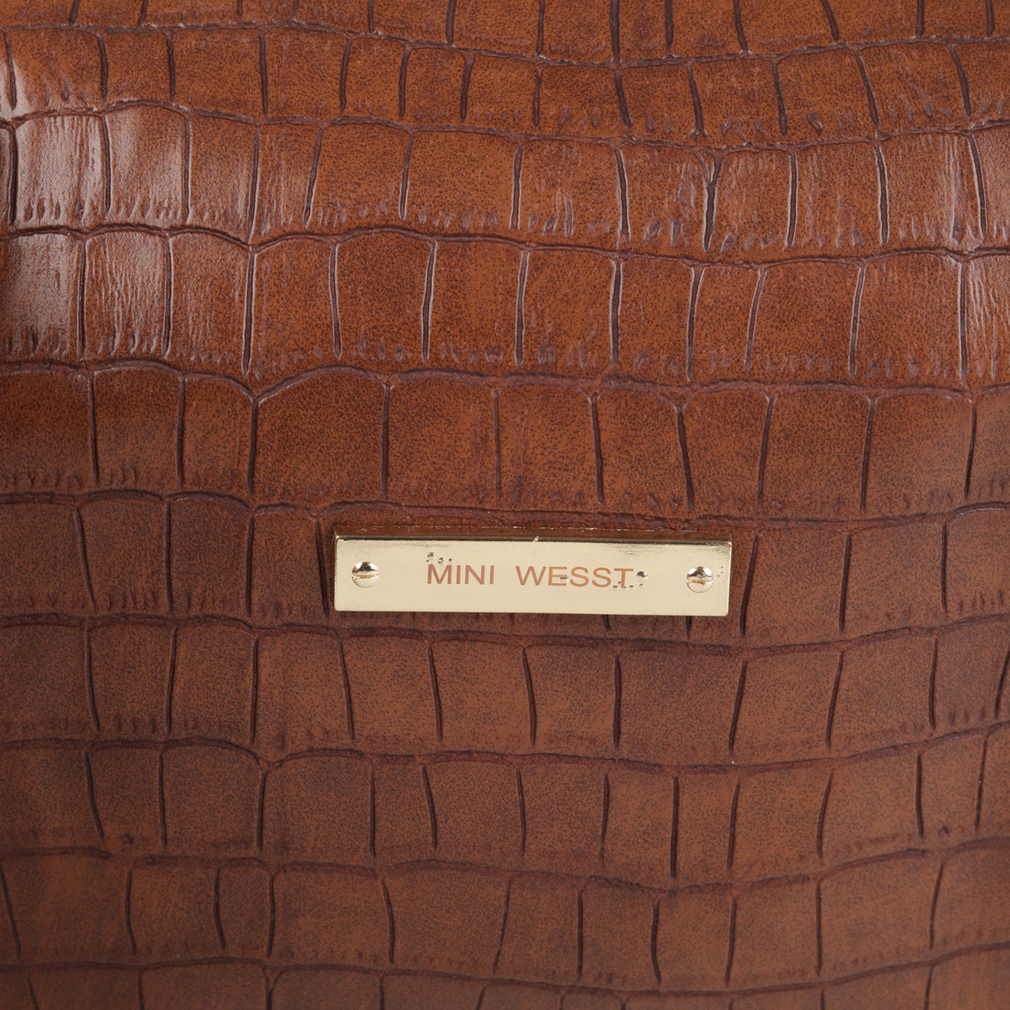 MINI WESST Women's Brown Pouch(MWVT003BR)