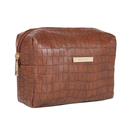 MINI WESST Women's Brown Pouch(MWVT003BR)